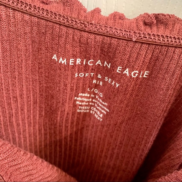 AEO Rib Knit Tank Top - Picture 3 of 3